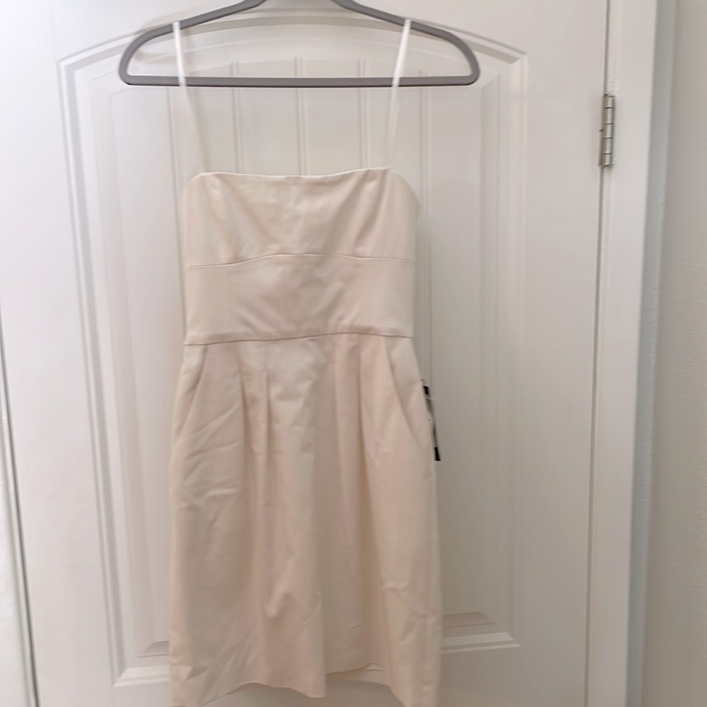 BCBG Maxazaria off white dress. Size 6. NWT
